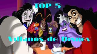 Top 5 Villanos de Disney [upl. by Birdt690]