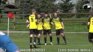 KLASA A Leśnik Kobiór  SOKÓŁ WOLA 05 Bramki [upl. by Meirrak903]