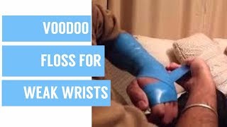 Voodoo Floss for Wrist Pain RSI amp Weak Wrists [upl. by Nnairrek]