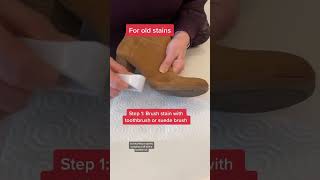 STOP amp SAVE Your Stained Suede Shoes Easy Stain Removal For New amp Old Marks  Good Housekeeping [upl. by Ennairda]