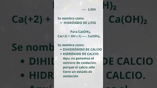 APRENDER A FORMULAR HIDRÓXIDOS [upl. by Akenahs]