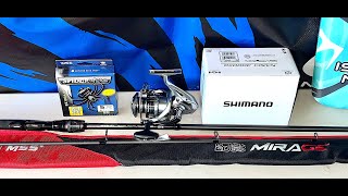 Spiderwire Braid For SHIMANO NASCI 4K amp HANDING MIRAGE Rod [upl. by Ylim537]