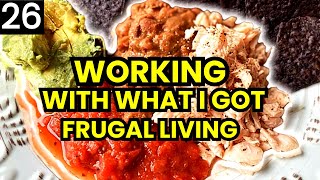 FRUGAL LIVING  FRUGAL LIVING VLOG  COOK WITH ME  WORK WITH WHAT I GOT [upl. by Alleahcim753]