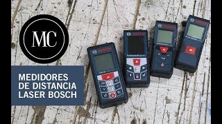 Review medidores laser Bosch GLM 30 GLM 40 GLM 50C y GLM80 [upl. by Redleh]