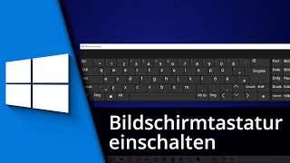 Bildschirmtastatur aktivieren  Windows Bildschirmtastatur ✅ Tutorial [upl. by Raskind]