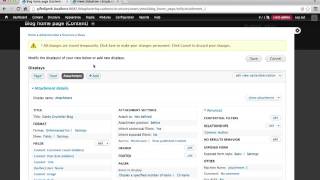 209 How exposed filters and attachments work in Views a Drupal howto [upl. by Etnoved]