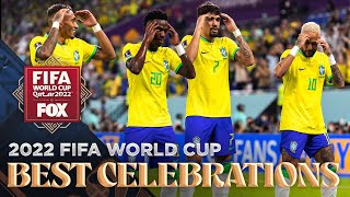 2022 FIFA World Cup Best celebrations of the tournament [upl. by Waylon333]