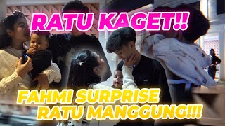 RATU KAGET  FAHMI SURPRISE RATU YANG LAGI MANGGUNG [upl. by Otrebide]