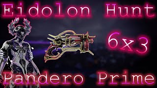 Solo 6x3  Pandero Prime  Warframe Eidolons [upl. by Adur]