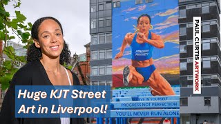 KJT Katarina Johnson Thompson Mural by Paul Curtis [upl. by Iccir903]