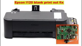 Epson l120 blank printout fix [upl. by Thetisa]