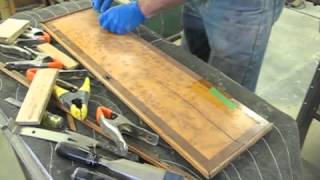 Restoring the Door to a Tall Case Clock  Thomas Johnson Antique Furniture Restoration [upl. by Eatnohs709]