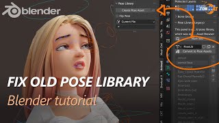 Fix Blender Pose Library [upl. by Ahseer]