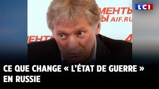 Ce que change « l’état de guerre » en Russie [upl. by Corotto]