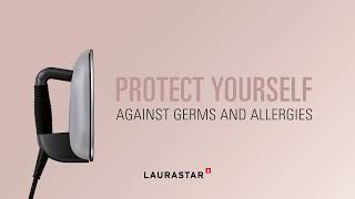 Laurastar’s steam kills germs and prevents allergies [upl. by Ennaesor]