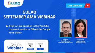 Gulaq September AMA webinar [upl. by Neelear]