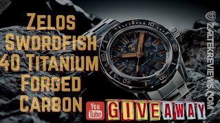 CLOSED Zelos Swordfish 40 Ti Forged Carbon Giveaway [upl. by Buller118]