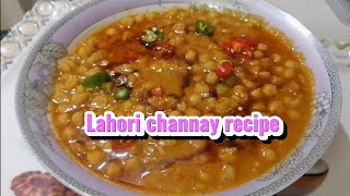 Lahori Channay recipe Chikar cholay recipe street style [upl. by Amsirp]