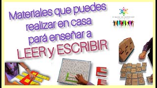 🅰️🆎 Enseñar a leer  5 Materiales para ENSEÑAR a LEER y a ESCRIBIR  método SENCILLO y Rápido 🚀 [upl. by Atirihs404]