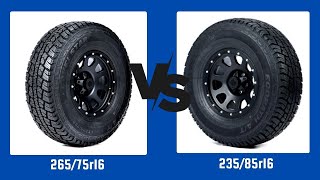 Tire Size 26575r16 vs 23585r16 [upl. by Auhso]