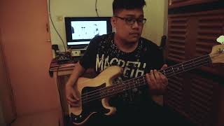 PEEWEE GASKINS  DIBALIK HARI ESOK BASS COVER [upl. by Ennasil]