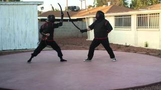 Polish Saber Synthetic Sparring John and Rich 4112012 [upl. by Hamitaf]