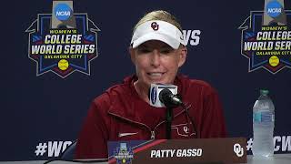 2024 Womens College World Series Oklahoma Postgame Press Conference [upl. by Aggappe254]