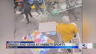 Hibbett Sports the latest business to be effected by a smash and grab [upl. by Letnoj302]