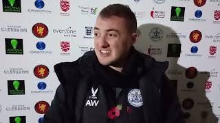 POST MATCH INTERVIEW Brockenhurst H FAV 2nd round [upl. by Eilegna526]