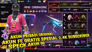 AKUN FF GRATIS 2024 ‼️ GIVEWAY AKUN FF SEASON OLD SENJATA OP😱SPECK GG‼️ [upl. by Arracahs]