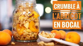 Super Crumble abricot SANS four une recette facile et top [upl. by Anailuig]