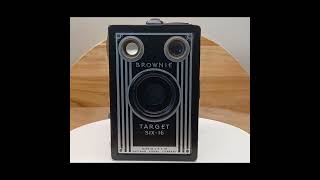 Eastman Kodak Vintage Brownie Target Six16 Roll Film Retro Camera [upl. by Anival936]