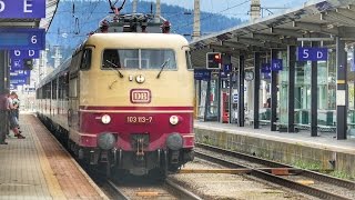 Alte Lady quotBR 103 113quot mit IC 1281 von München nach Wörgl  Tirol [upl. by Koser728]