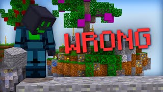 Playing Skywars Incorrectly [upl. by Airom]