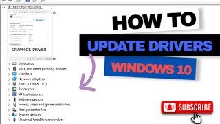 How to update drivers 𝗪𝗶𝗻𝗱𝗼𝘄𝘀 𝟭𝟬 Guide 2024 [upl. by Katalin40]