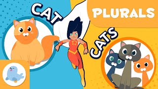 PLURAL NOUNS 🦸‍♀️ Grammar and Spelling for Kids 📝 Superlexia ⭐ Episode 4 [upl. by Snevets]