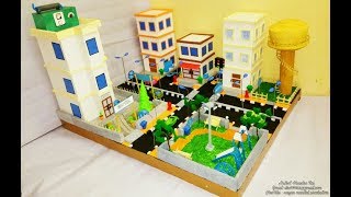 HOW TO MAKE MODEL OF CITY [upl. by Eloisa]