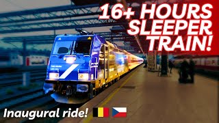 Brussels to Prague by EUROPEAN SLEEPER The very FIRST train [upl. by Meredeth]