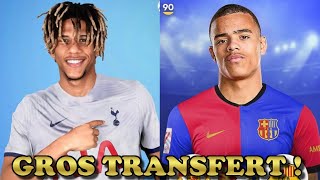 🚨🚨 LES NOUVEAUX GROS TRANSFERTS DU MERCATO 2024 [upl. by Maillw]