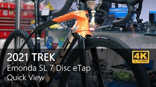 2021 TREK Emonda SL 7 Disc eTap Quick View [upl. by Assel]