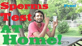 sperms test at home  Test for male fertility  Semen analysis  Sperms count  Men Power [upl. by Cenac]