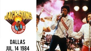 The Jacksons  Victory Tour Live in Dallas July 15 1984 [upl. by Particia]