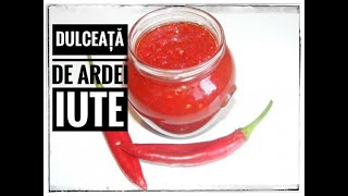 Dulceață de ardei iute  Pasta de ardei iute  cea mai usoara reteta [upl. by Ailene146]