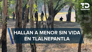 Hallan una menor sin vida en deportivo de Tlalnepantla había sido reportada como desaparecida [upl. by Notsreik9]