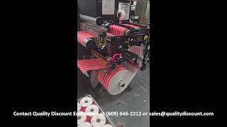 76105  Rotoflex VSI330 13quot Slitter Rewinder [upl. by Haisa]