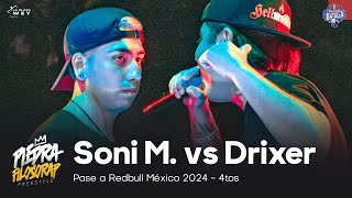 SONI MONTIEL vs DRIXER  ÚLTIMO H CULIACÁN 2024  4tos  PIEDRA FILOSORAP x RED BULL BATALLA  LPW [upl. by Euqinimod813]