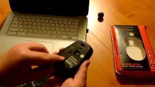 Blackweb Wireless Blue Trace Mouse Unbox and Install [upl. by Valleau736]