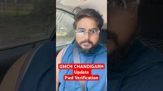 GMCH CHANDIGARH Review Visit 8 August PWD Verification neet2024 pwd mcc mbbs [upl. by Emmye]