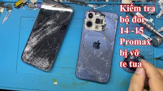 Kiểm tra bộ đôi iphone 14 và 15 Promax bị đập báo chi phí phục dựng nhưng khách họ bán luôn 😊😊😊 [upl. by Liemaj]