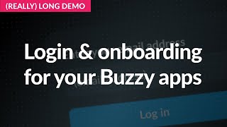 Buzzy Figma Plugin Example login and signup flow walkthrough [upl. by Sharla416]